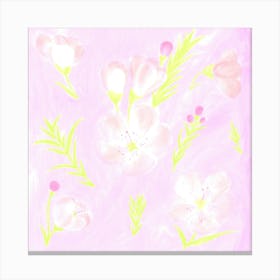 Whispers of Soft Flowers Canvas Print