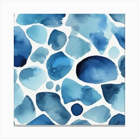 watercolour droplets Canvas Print