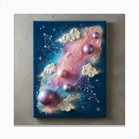 Galaxy Painting Canvas Print