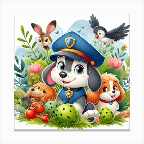 Paw Patrol Canvas Print