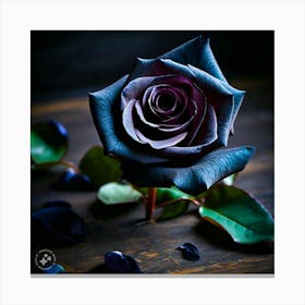 Dark Rose Canvas Print