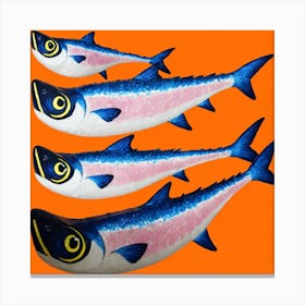 Sardine Canvas Print