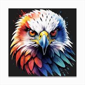 Colorful Eagle Canvas Print