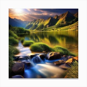 Mountain Stream 10 Canvas Print