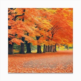 Autumn Leaves Canvas Print