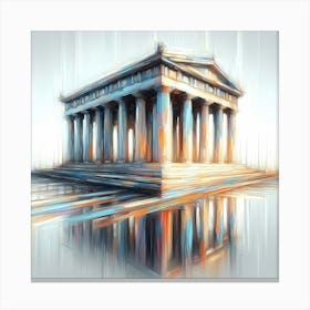 Greece Temple of Artemis Canvas Print