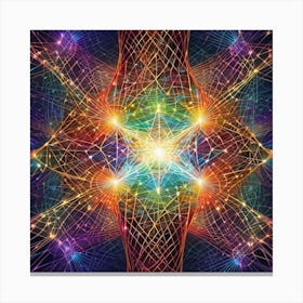 Psychedelic Star 2 Canvas Print