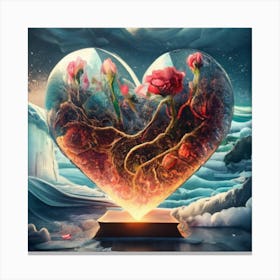 Heart Of The Ocean Canvas Print