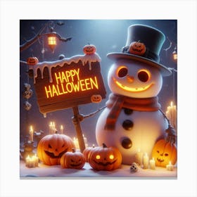 Happy Halloween 9 Canvas Print