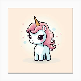 Cute Unicorn 240 Canvas Print