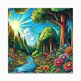 Enchanted Horizon 23 Canvas Print