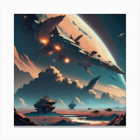 Space Exploration Canvas Print