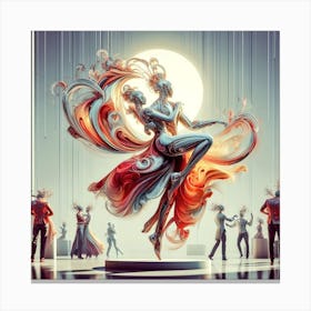 Dancers 2 Canvas Print