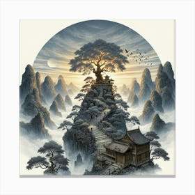 Chinese Tree Canvas Print