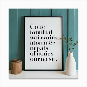 Come Infinite Wows Canvas Print