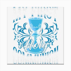 My First Holy Communion Gift Kids Chalice Girls Blue Boys Canvas Print