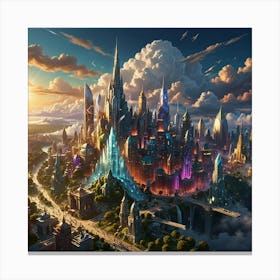 Cityscape 22 Canvas Print