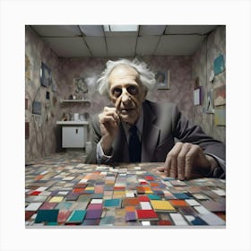 Man In A Room Canvas Print