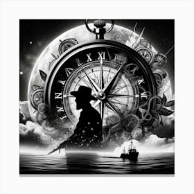 Man With A Pocket Watch Canvas Print