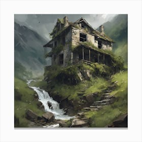 Abandoned House Canvas Print