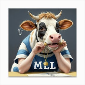 Mll Cow Canvas Print