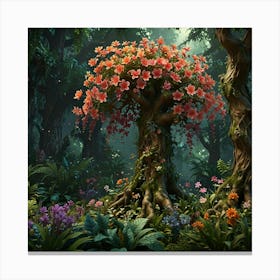 Tree In The Forest 2 Canvas Print