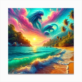 Psychedelic Painting Canvas Print