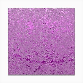 Violet Aluminum Foil Canvas Print