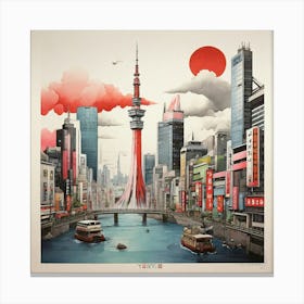 Tokyo Skyline 1 Canvas Print