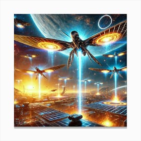 Sunlight Sentinels Canvas Print