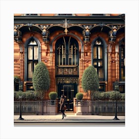 Mansion Stock Videos & Royalty-Free Footage Canvas Print