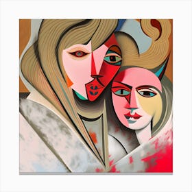 Mother and Daughter Canvas Print