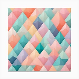 Abstract Triangles 8 Canvas Print