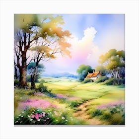 Landscape Painting Canvas Print