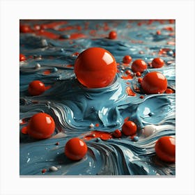 Red Balls Canvas Print