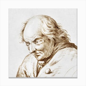 Portrait Of A Man, Jean Bernard Canvas Print