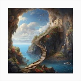 Staircase To Heaven Canvas Print