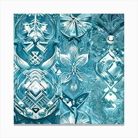 Ice Art Canvas Print