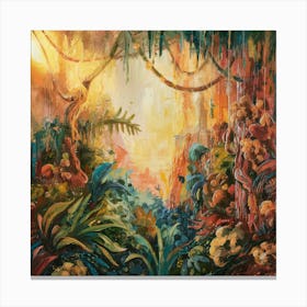 'The Jungle' 3 Canvas Print