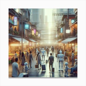 Futuristic City 9 Canvas Print