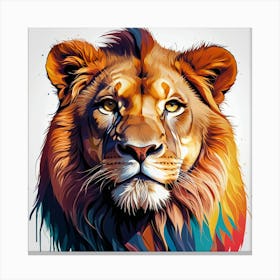 Lion Painting Canvas Print