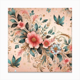 Floral Pattern Canvas Print