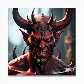 Beware of The Devil Canvas Print