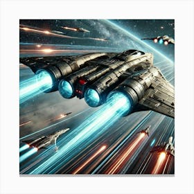 Comet Striker Rapid Interceptor Canvas Print