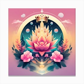 Lotus Flower Canvas Print