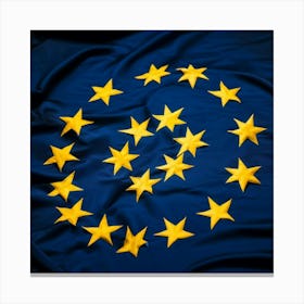 European Union Flag Featuring A Circle Of Twelve Golden Stars Arranged In A Circle On A Navy Blue Fa (2) Toile