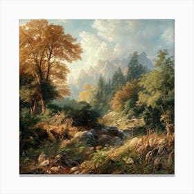 Mountain Stream 2 Canvas Print