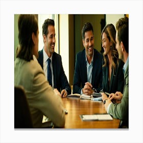 Business Meeting 3 Canvas Print