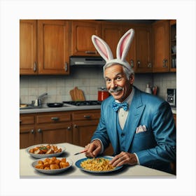 Easter Bunny 36 Canvas Print