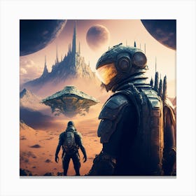 Space Aliens Canvas Print